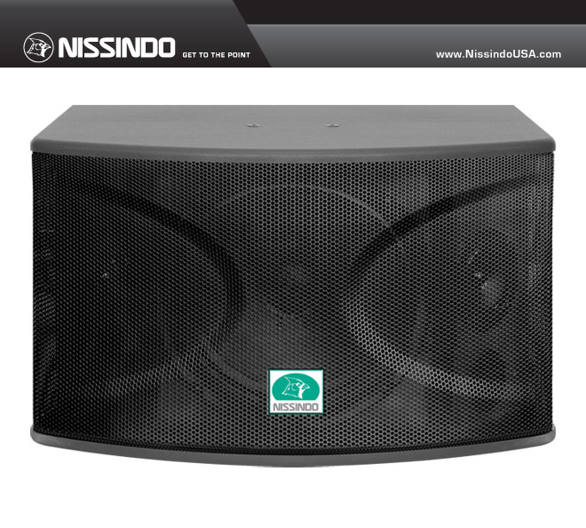 Nissindo CS-8 Professional 400 Watts Vocal Karaoke Speaker System (Pair)