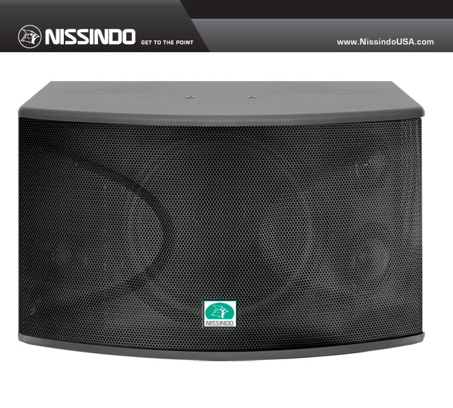 Nissindo CS-12 Professional 1000 Watts Vocal Karaoke Speaker System (Pair)