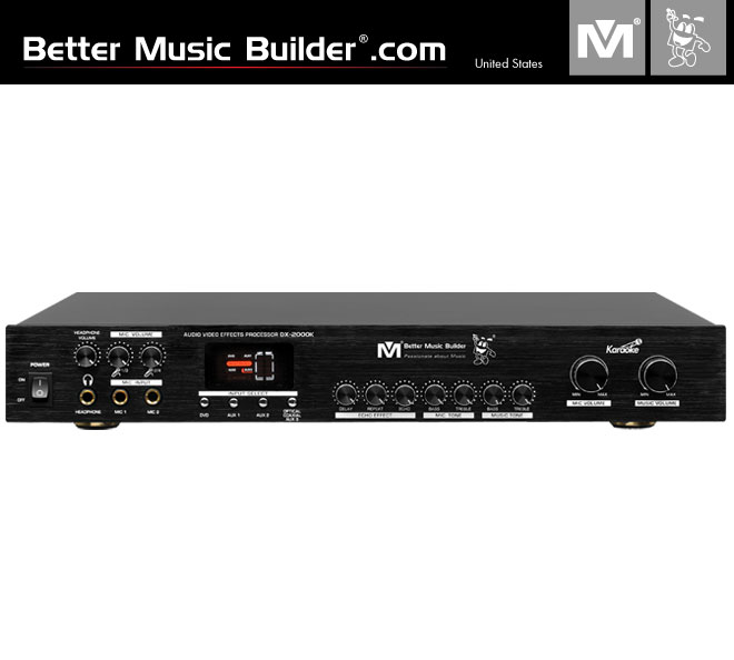 Better Music Builder (M) DX-2000K High Quality Karaoke Mixer