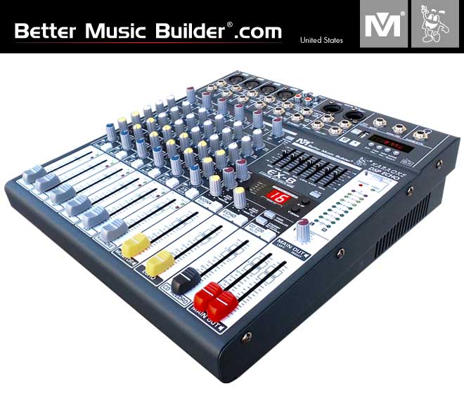 Better Music Builder (M) EX-8 8-Channel Multi Effects Mixer